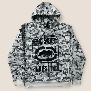 Ecko Unitd White Camo Hoodie